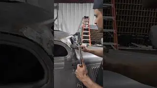 The Hot Rod Preserve doing lead work - Rod Shop Collective feature.