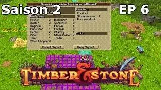 Timber and Stone S2E06 plusieurs gobelins et un nouveau settler - Gameplay (No Commentary)