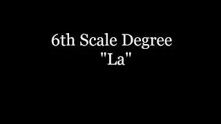 Ear Training - Notes of the Major Scale 6 