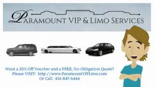 Limo Service Milwaukee | 414-847-6444 | Paramount VIP Limo Review & 35% Discount Offer