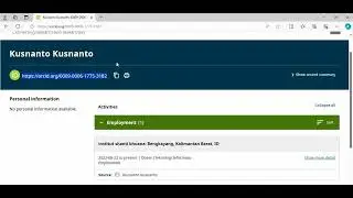Cara mudah mengkoneksikan logo orcid ID dari word ke akun orcid pribadi atau penulis artikel.
