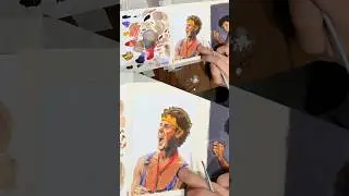 Pintando o Cazuza - Couto Tattoo