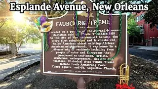 Esplanade Avenue in New Orleans 