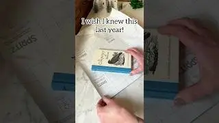 🎁 How to wrap a gift with no tape! #wrapping #gifts #HolidaySeason #Christmas #tipsandtricks