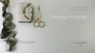 Threading a needle - easy method beginner sewing