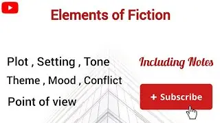 Elements of Fiction in English literature with examples in Urdu
