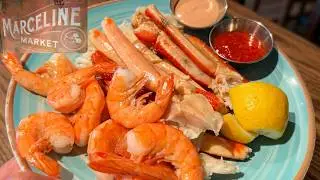 Marceline Market day 4 sea day lunch | Disney Wish | 4N Bahamian Cruise