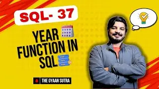 37. SQL Secrets: How the YEAR() Function Can Transform Your Date Analysis!