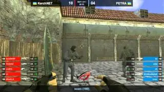 CS 1.6 ASUS Open : KerchNET vs. PETRA @ inferno
