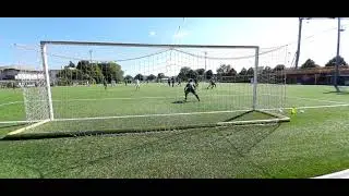 Calcio Padova U17 - Virtus Verona U17 - Tiro in porta di Beccaro Andrea