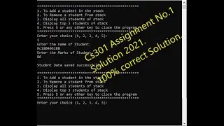 Cs301 Assignment No.1 Solution 2021 | 100% correct Solution