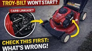 Troy Bilt TB110 Won't Start? - Check this First