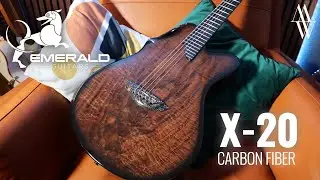 EMERALD X20 CARBON FIBER GUITAR - NO TALKING DEMO