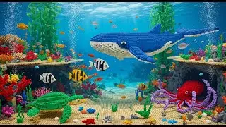 Underwater LEGO World 🌊 &ndash; Real Ocean Animals Recreated in LEGO!