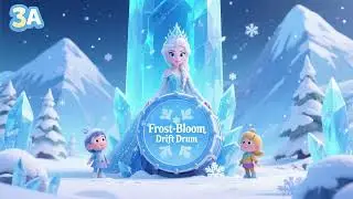 Frost Bloom Drift Drum 2 | A Magical Winter Music Adventure ❄️🥁🌸