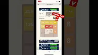 Getting the 4096 tile in 2048 #2048 #logicgames #logic #puzzle #puzzlegame #sudoku