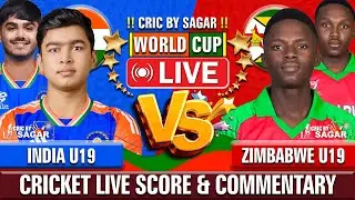 India U19 vs Zimbabwe U19 | Cricket Live Score & Commentary