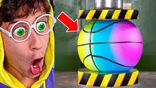 PRENSA HIDR&Aacute;ULICA APLASTANDO COSAS!! #7 (Muy Satisfactorio)