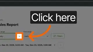 Clover POS - How To Pull a General Sales Report On Clover Dashboard. 