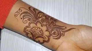 Easy & Simple Floral Mehndi Design | Beginner Friendly Front Hand Mehndi | Step by Step