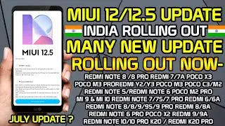 MIUI 12/12.5 INDIA | MANY NEW UPDATE ROLLING OUT INDIA MIUI 12.5 ROLLING OUT NEW FEATURES ROLLOUT