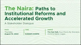 The Naira: Paths to Institutional Reforms and Accelerated Growth