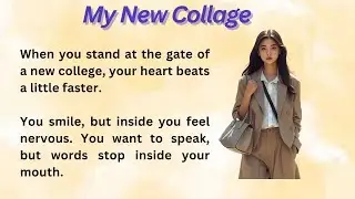 My First Day in Collage | A2&ndash;B2 Fluency Training | Learn English with Podcast / Learning English
