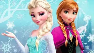 Elsa Frozen Dress. Anna & Elsa Frozen Birthday Cake #frozen #children #cake  @Johnny_Dumitrean