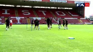 England U21 v Uzbekistan U21 - England Training Session - 10/08/10