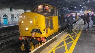 CLASS 37 & 47 Combo With SCOTRAIL PushPull Set Returning From SCOTLAND! (37403 & 47712!) | 30/12/24.