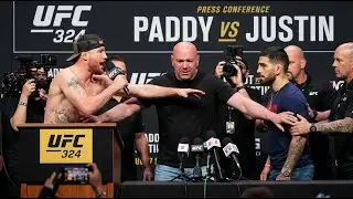 Justin Gaethje SNAPS at Ilia Topuria After His Provocative Question at UFC Press Conference!