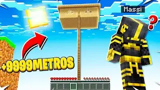 🏡 ¡¡CONSTRUIMOS LA CASA MÁS ALTA DE MINECRAFT!! 😱 (+9999 METROS DE ALTURA)