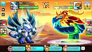 Dragon City: High Snow Dragon | NEW League Battle 2022 [MAX LEVEL] 😱