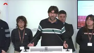 Conferència de premsa del grup de la CUP-DT