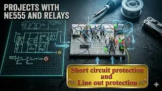 Short circuit and line out protection for bench power supply