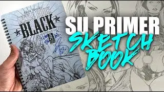 I show you Mark Brooks' first sketchbook with his best illustrations