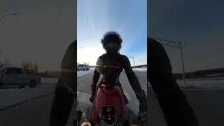 Dang sensors 🚦 #motorcycle #motorcyclecontent #cbr #bikelife #humor #traffic #stoplight #winter