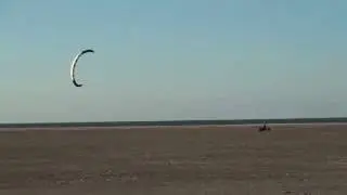 First time Depower Buggy kiting/Flysurfer Speed 3/Brouwersdam 07.10.2016