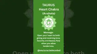 CHAKRA ORACLE READING   TAURUS HEART CHAKRA