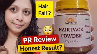 SATYMEV Hair Pack Powder Review | PR Product but Honest Result 
