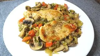 Pollo con champi&ntilde;ones f&aacute;cil, r&aacute;pido y delicioso