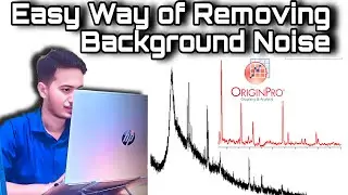 How to remove background noise using Origin  | Kiran Thakur | Bright Science