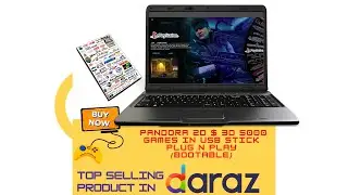 Pandora 2d & 3d 5000 Games in USB Stick Plug n Play (Bootable)
