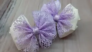 МК Бантик из репсовой ленты 4 см