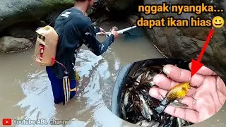 Rejeki nomplok...!!!Setrum ikan platina 500watt dapat wader satu ember