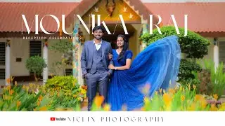 MOUNIKA & RAJ KIRAN WEDDING RECEPTION || NICLIX PHOTOGRAPHY