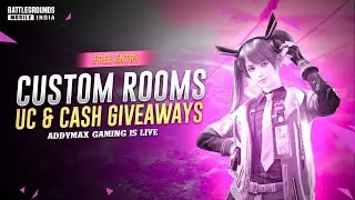 BGMI LIVE CUSTOM ROOM  | Addy Max Gaming Is Live |Bgmi Custom room#bgmi #bgmicustomroom