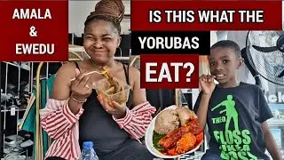 Eating Amala and Ewedu for the First Time - Best Lagos Street Food