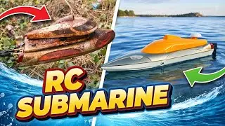 🚤 Restoring a Trashed RC Boat from the Landfill: Full Transformation!#RCBoat #Restoration