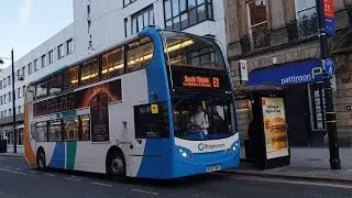 INSANE KICKDOWNS: Route X24 | MX07HMY/19114 - Stagecoach North East: Dennis Trident 2/ADL Enviro 400